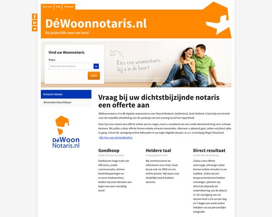 DeWoonnotaris.nl Logo