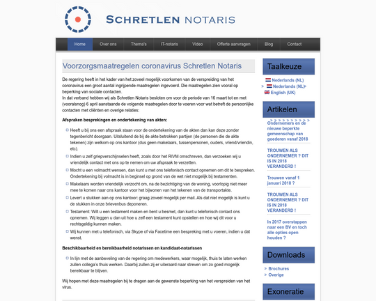 Schretlen Notaris Logo