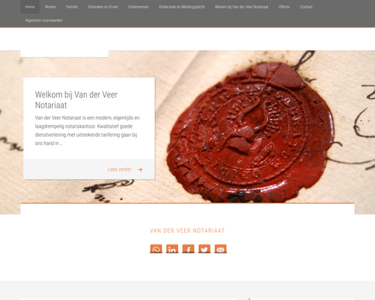 Van der Veer Notariaat Logo