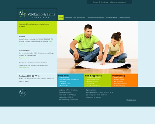 Veldkamp & Prins notarissen Logo